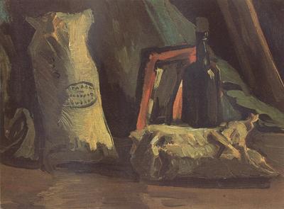  Still Life with Two Sacks and a Bottle (nn040